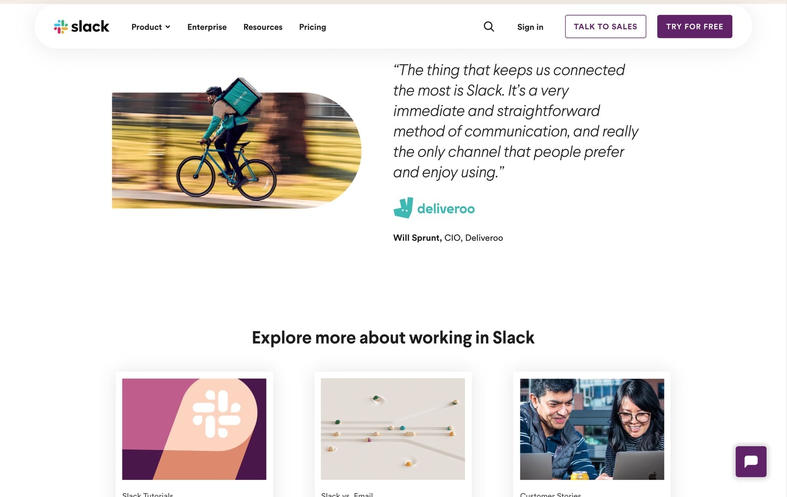 Slack empieza a hablar de su marca con un testimonial