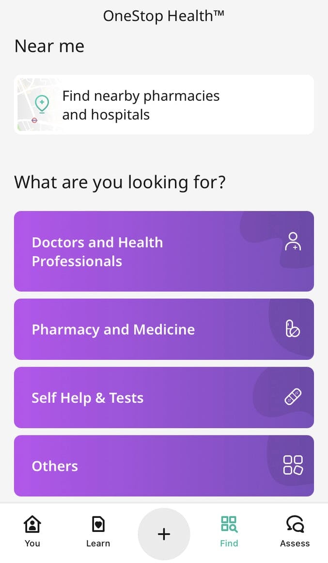 Example of a clean UI wireframe